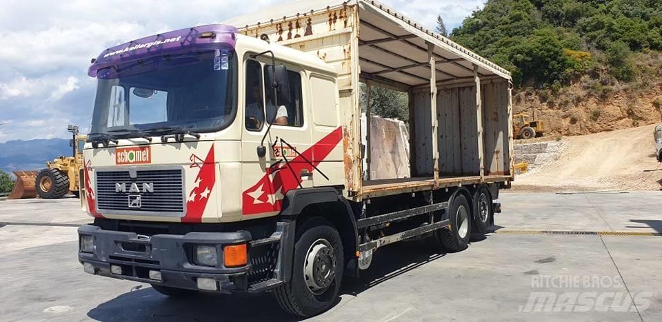 MAN 26.422 Camiões caixa cortinas laterais