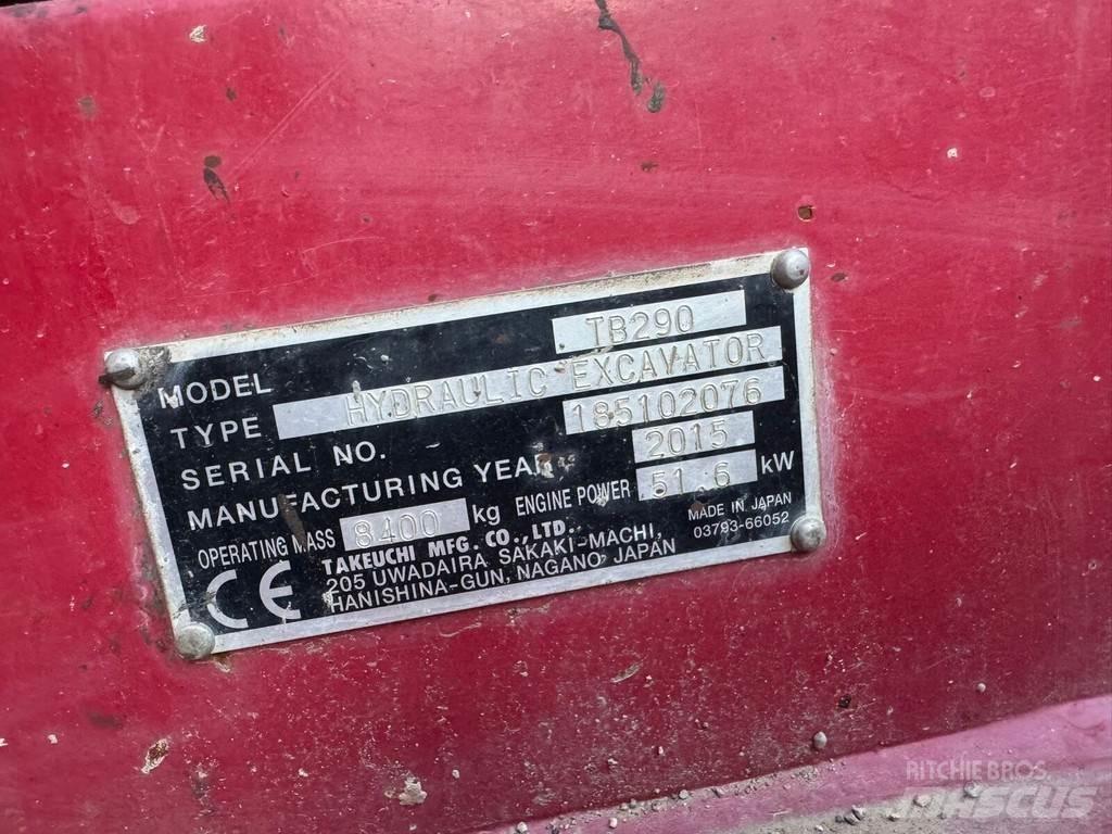 Takeuchi TB 290 Escavadeiras de esteiras