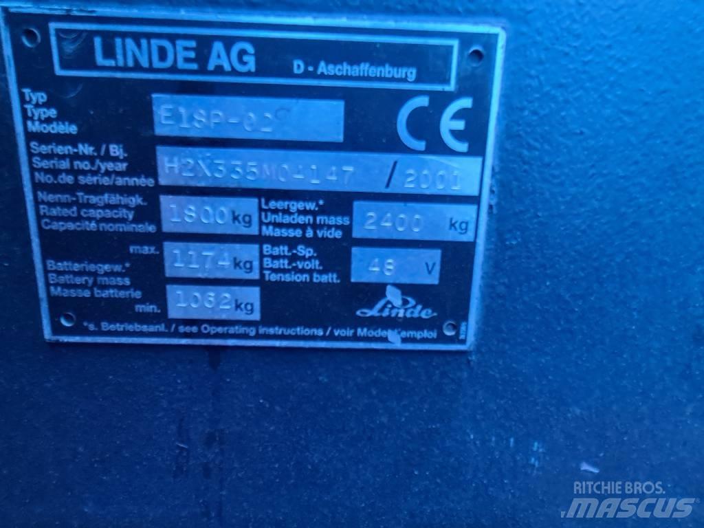 Linde E16P Empilhadores eléctricos