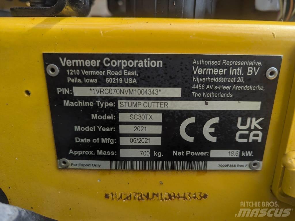 Vermeer SC30TX Moedores de coto