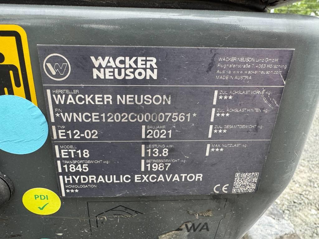 Wacker Neuson ET18 Escavadeiras de esteiras