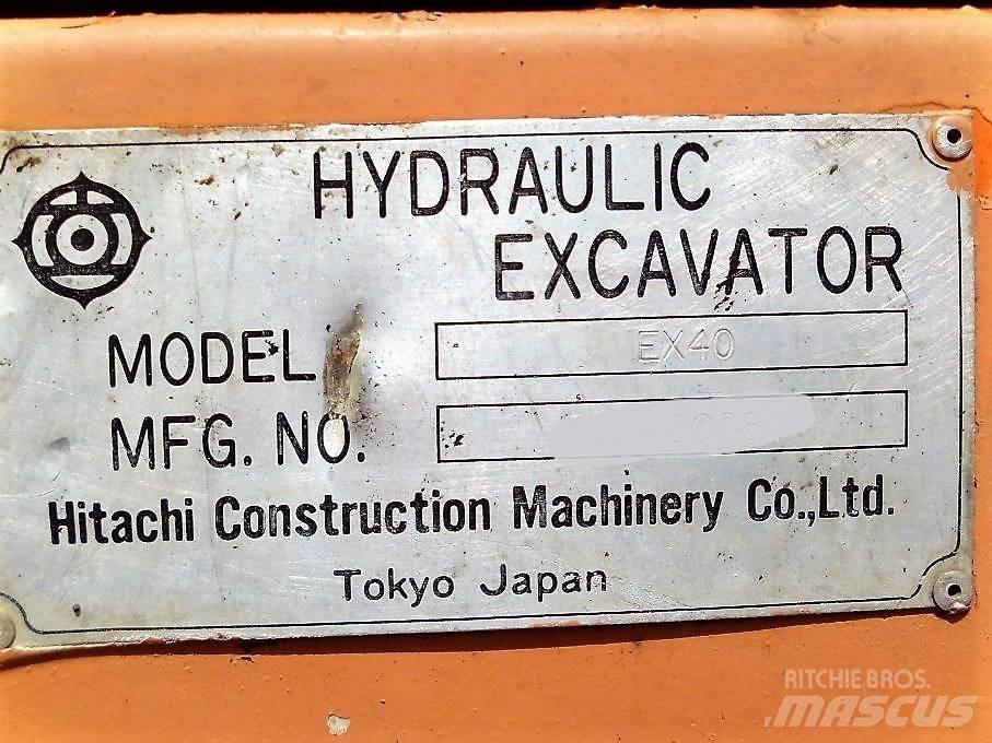 Hitachi EX 40 Miniescavadeiras