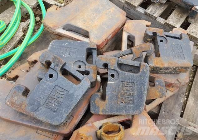 Kubota Pesos Kubota Chassis e suspensões