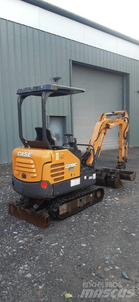 CASE CX18C CANOPY Miniescavadeiras