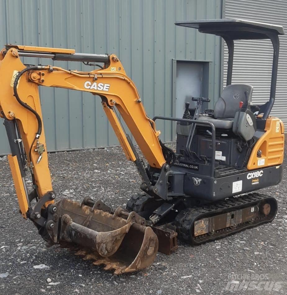 CASE CX18C CANOPY Miniescavadeiras