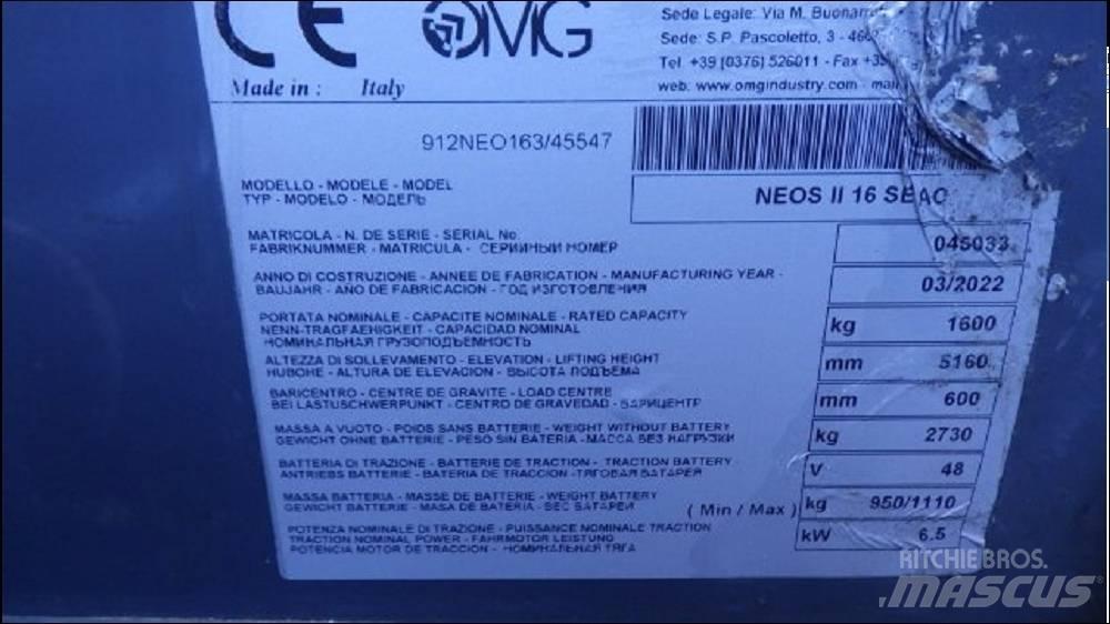 OMG NEOS II 16 SAEC Empilhadores eléctricos