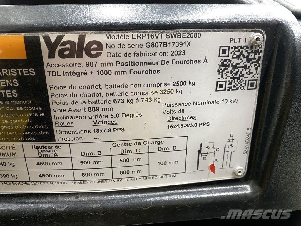 Yale ERP16VT Empilhadores eléctricos
