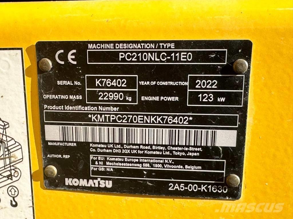 Komatsu PC 210 NLC Escavadeiras de esteiras