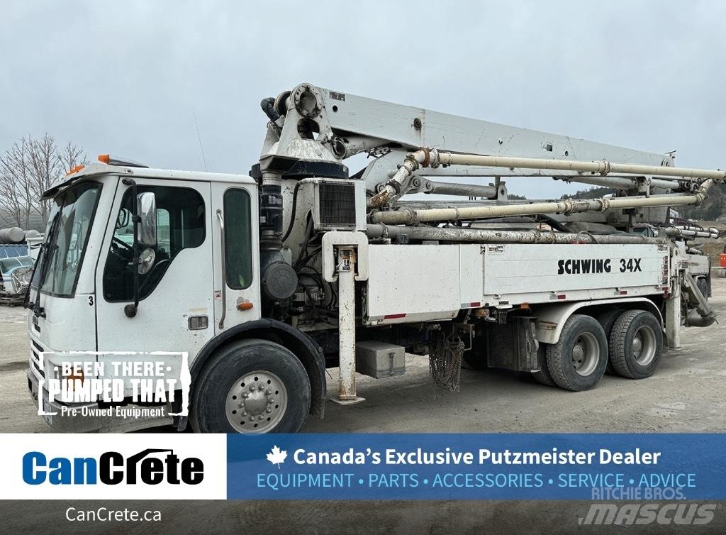 Schwing 34x Bombas de betonagem