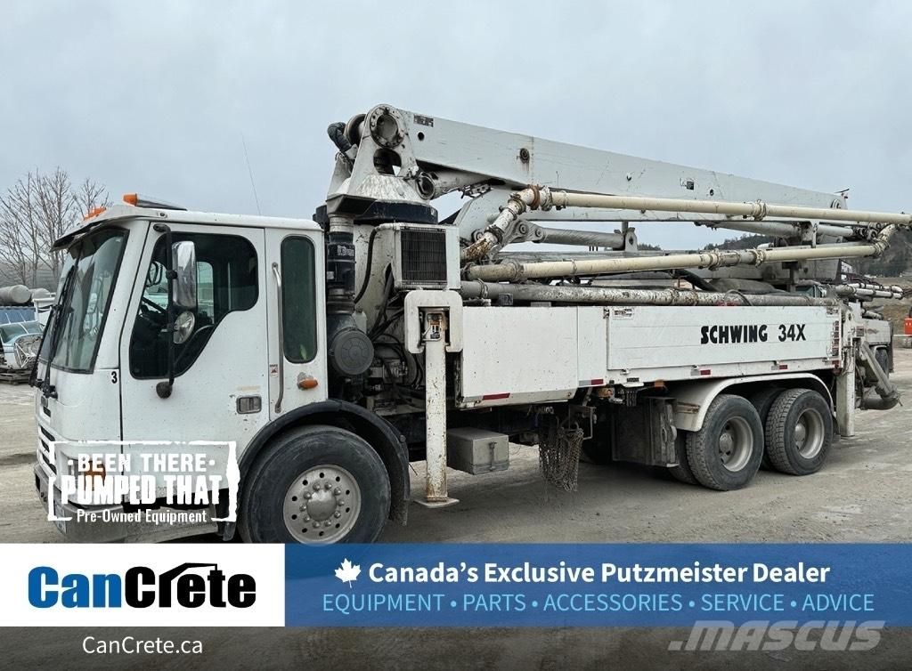 Schwing 34x (#1019) Bombas de betonagem