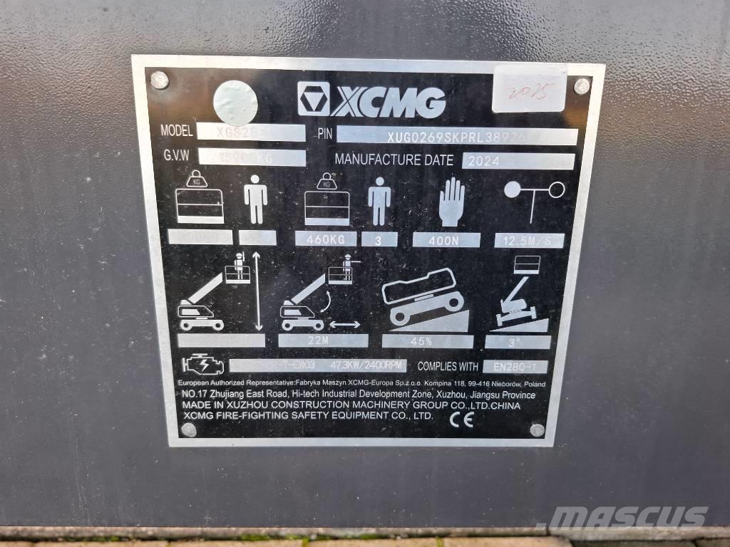 XCMG XGS28E1 | 2024 Elevadores braços Telescópicos