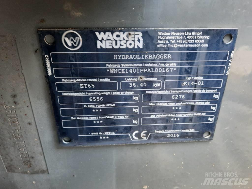 Wacker Neuson ET 65 Miniescavadeiras