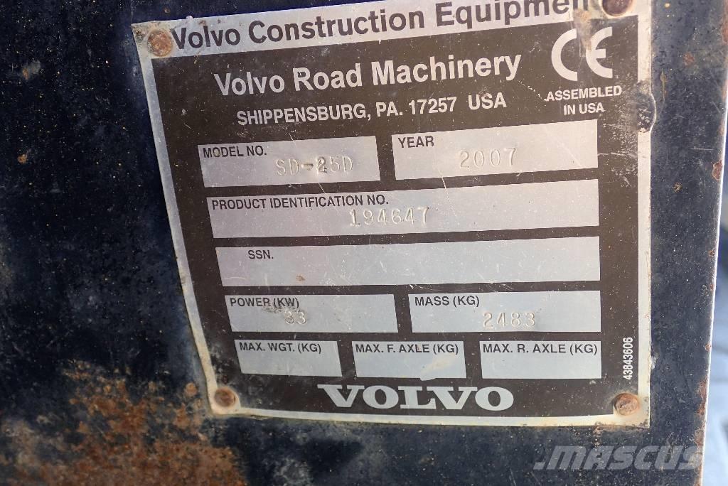 Volvo SD 25 D Cilindros Compactadores monocilíndricos