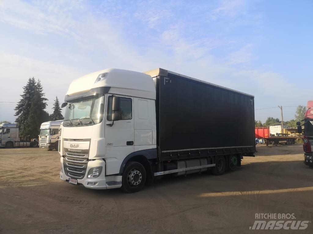 DAF XF 480 6x2 Jumbo Camiões caixa cortinas laterais