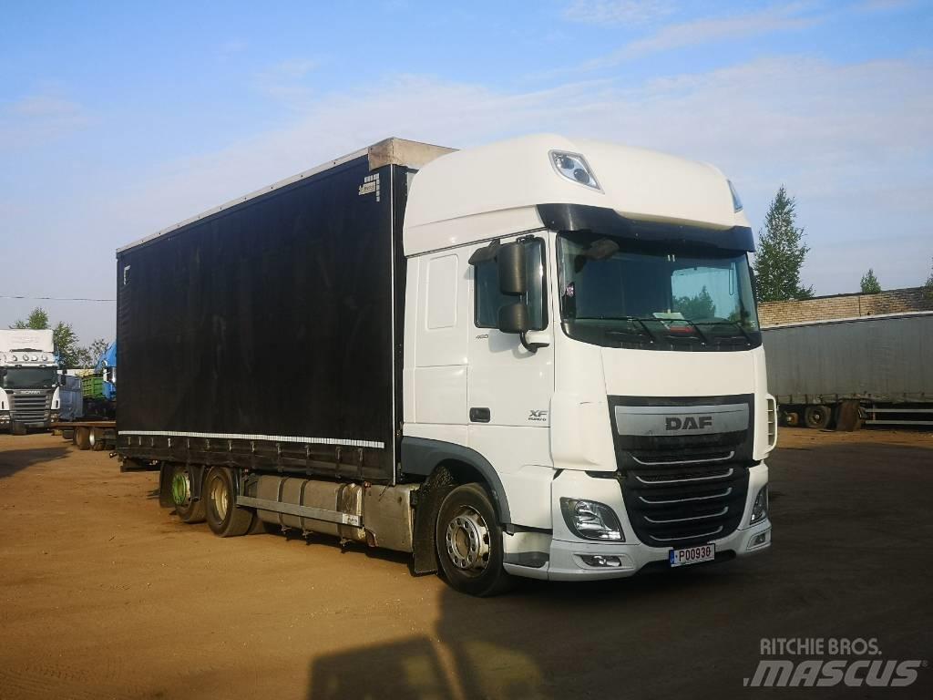 DAF XF 480 6x2 Jumbo Camiões caixa cortinas laterais
