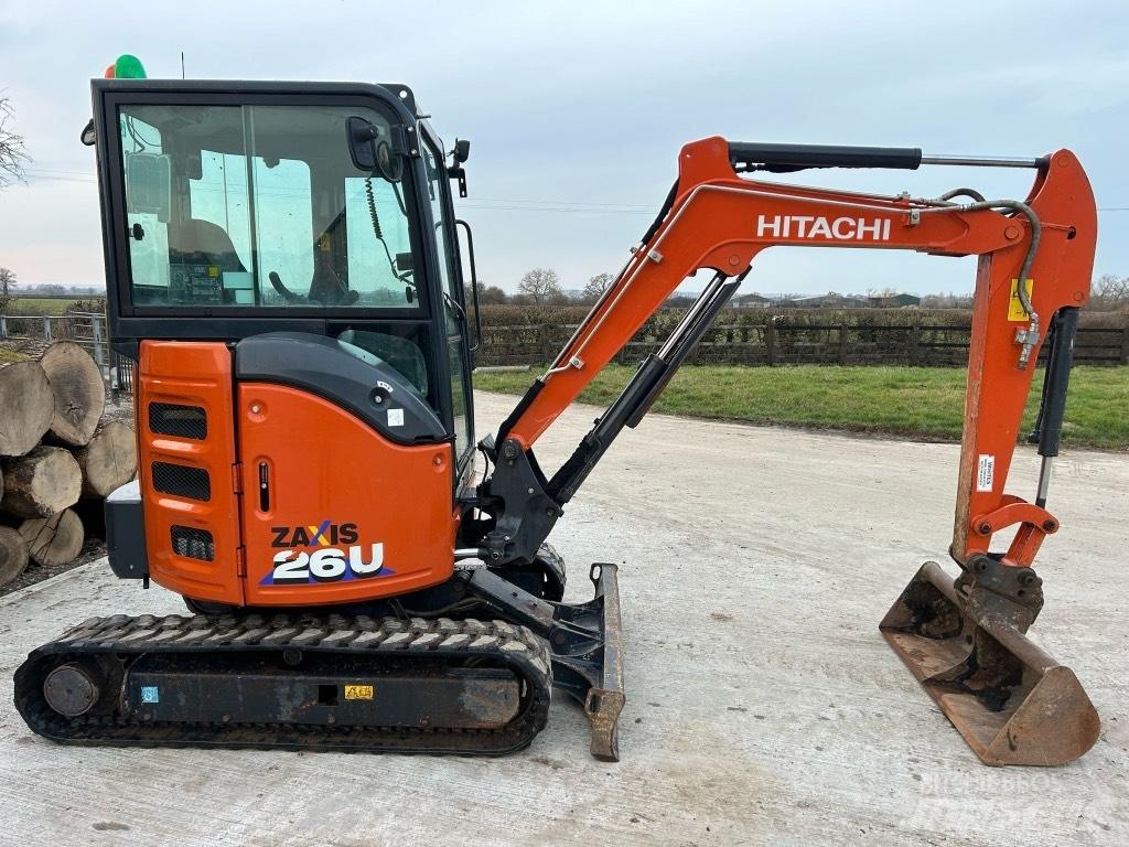 Hitachi ZX 26 U-6 Miniescavadeiras