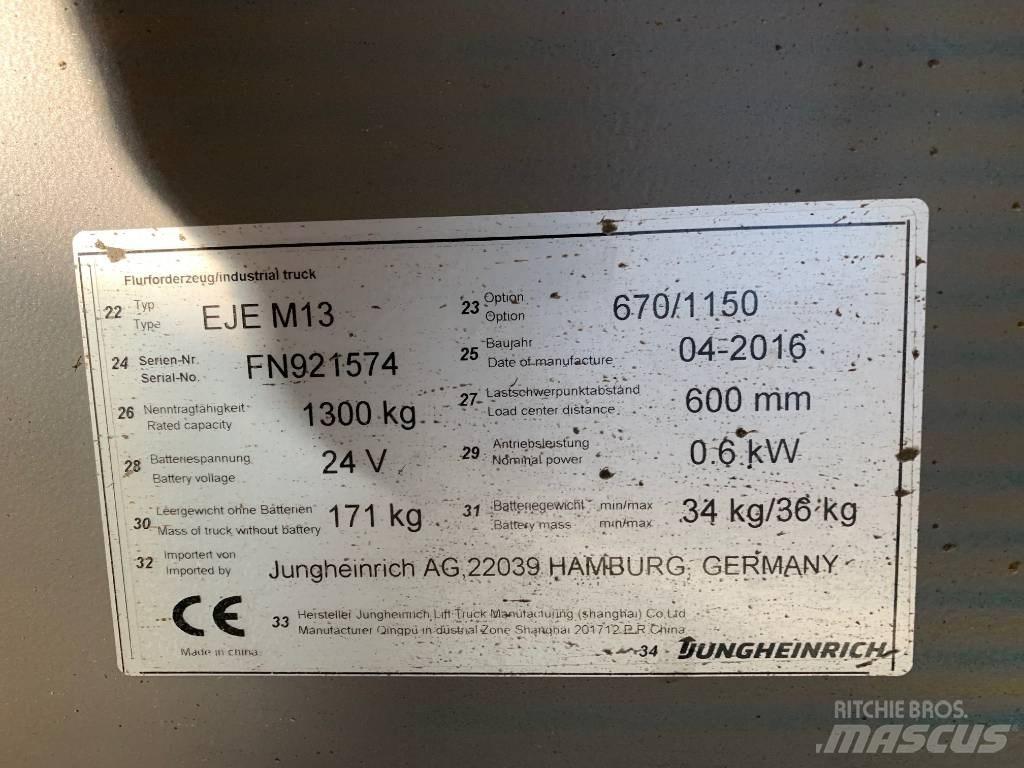 Jungheinrich EJE M13 Porta palettes