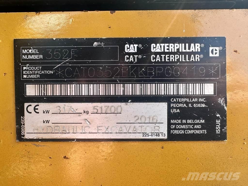 CAT 352F Escavadeiras de esteiras