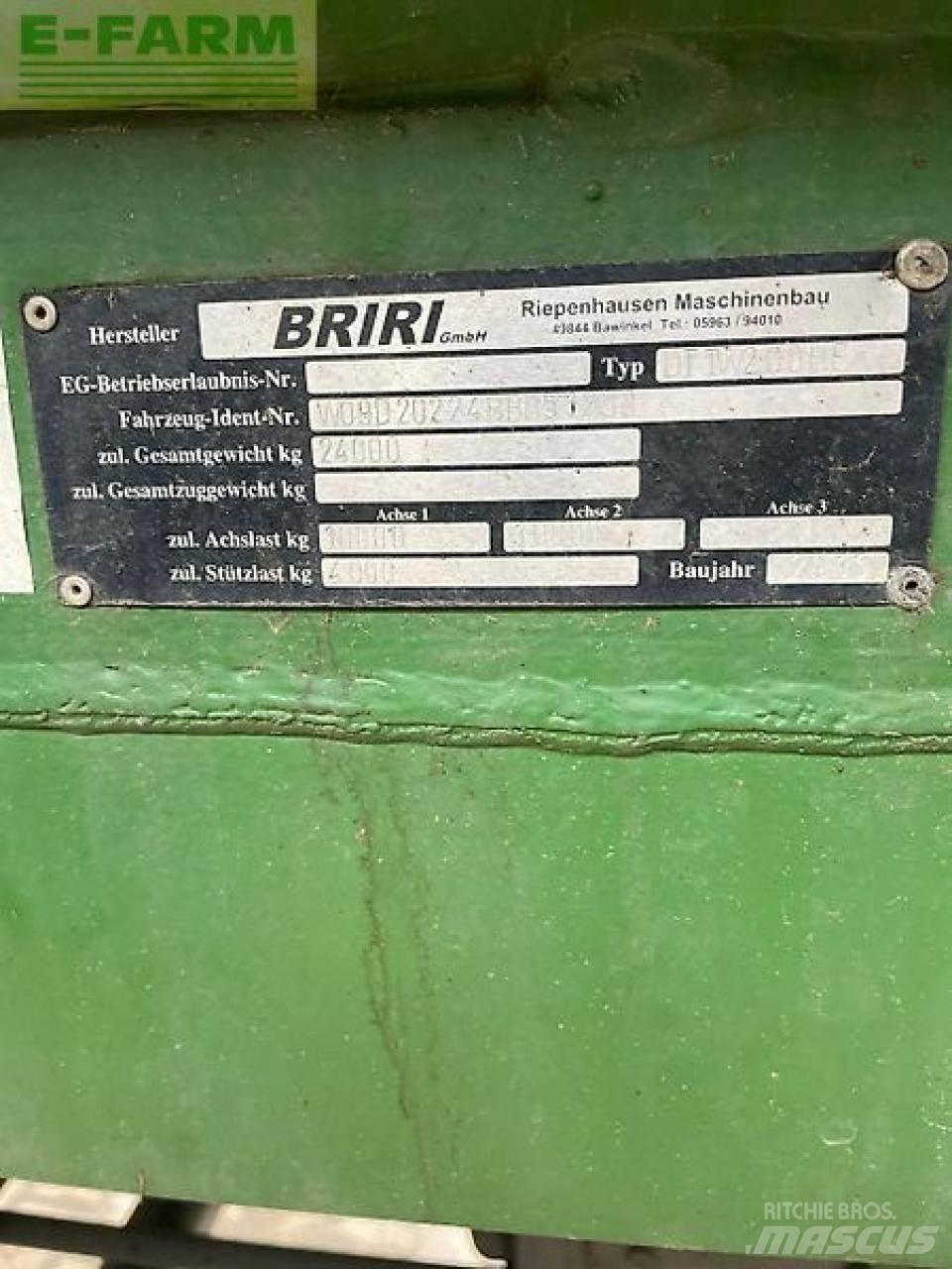 Briri güllefass Espalhadores de estrume