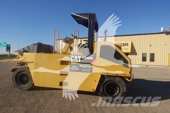 CAT PS-360C Cilindros Compactadores de pneus