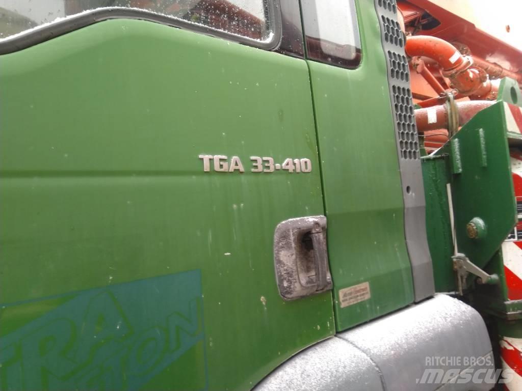 MAN TGA 33.410 Bombas de betonagem