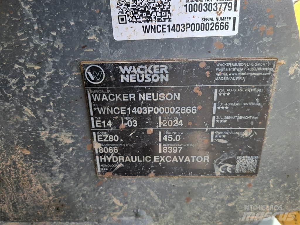 Wacker Neuson EZ80 Escavadeiras de esteiras