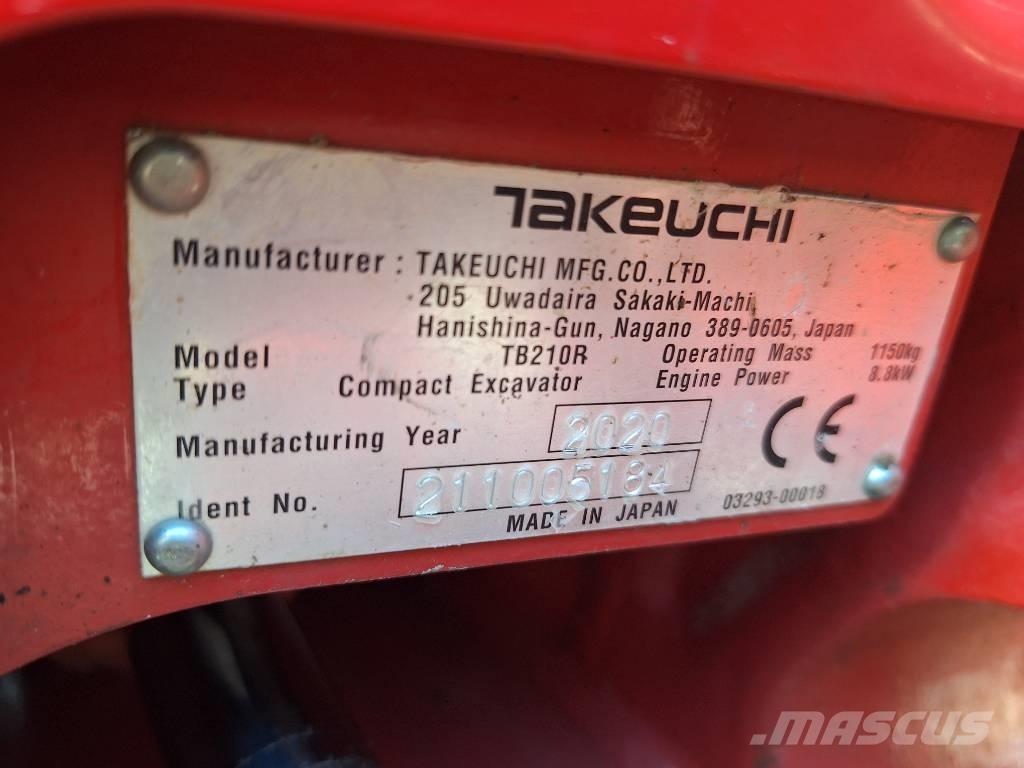 Takeuchi TB 210 R Miniescavadeiras