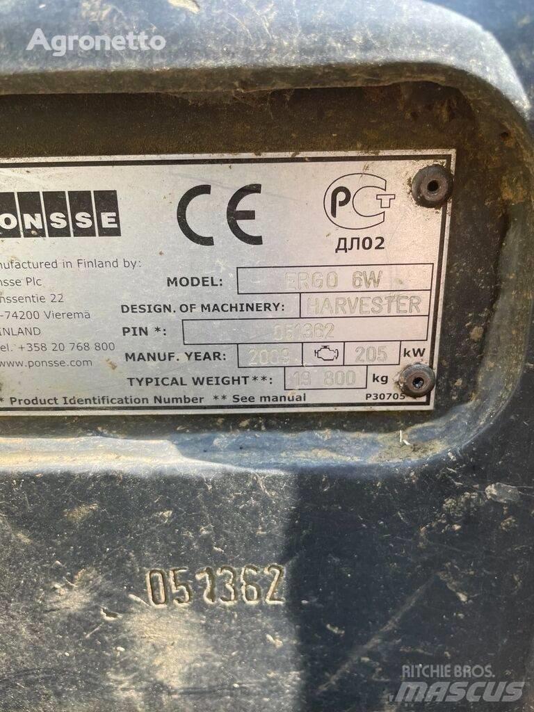 Ponsse Ergo 6W Processadores florestais