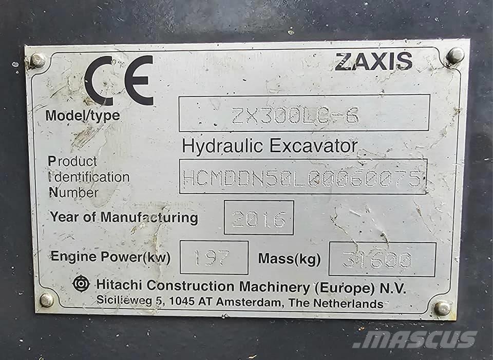 Hitachi ZX 300 LC-6 Escavadeiras de esteiras