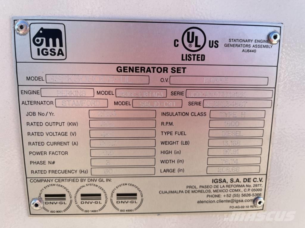  IGSA  GSPK20600L-UL Geradores Diesel
