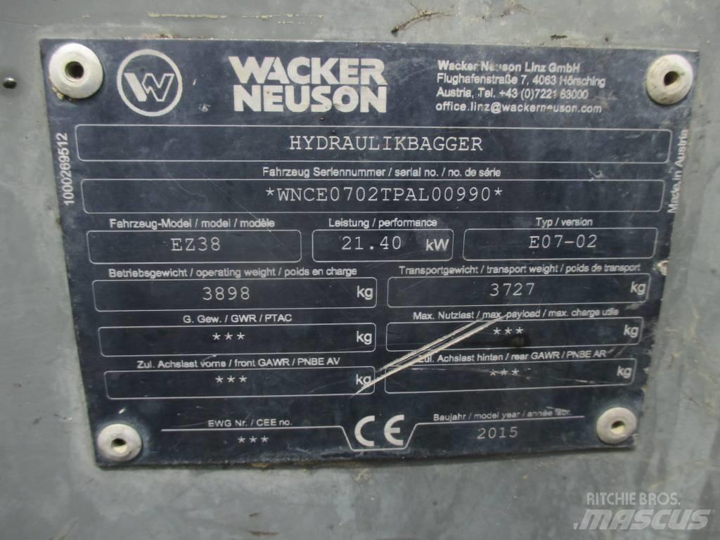 Wacker Neuson EZ 38 Escavadeiras de esteiras