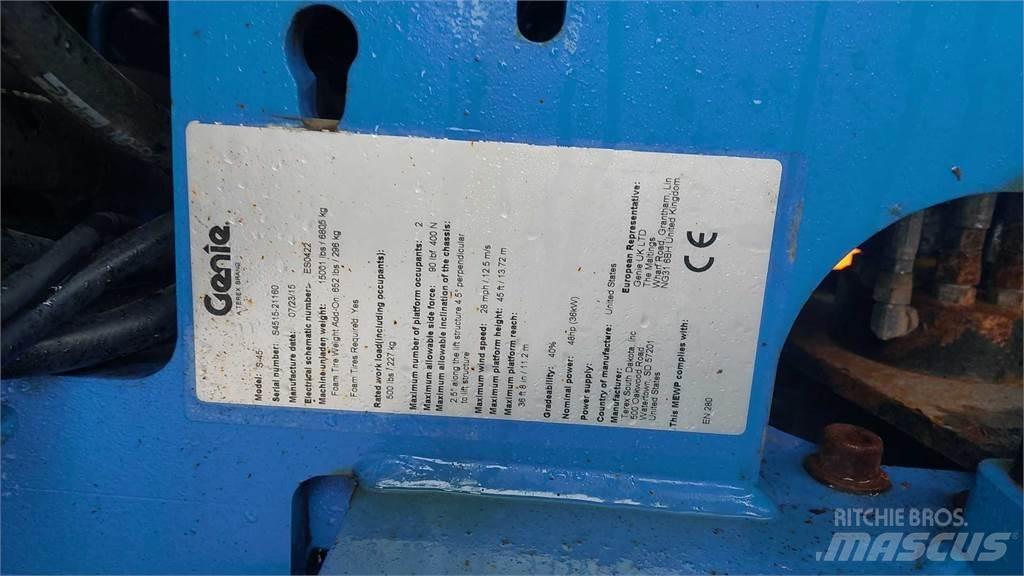 Genie S45G Elevadores braços Telescópicos