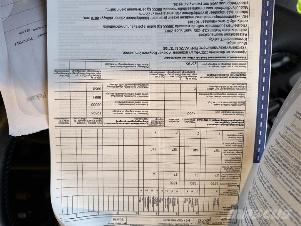 Scania R 580 8X2 Camiões caixa desmontável com elevador de cabo