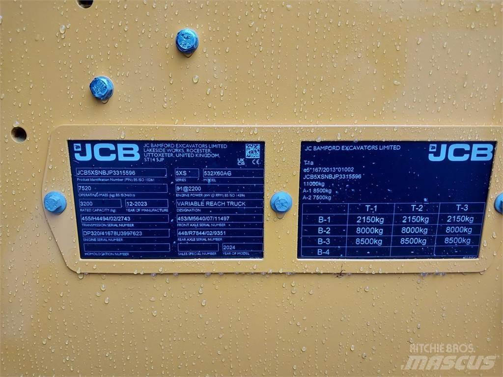 JCB 532-60 AGRI Manipulador telescópico