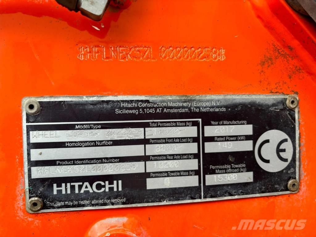 Hitachi ZW 220-6 Carregadeiras de rodas