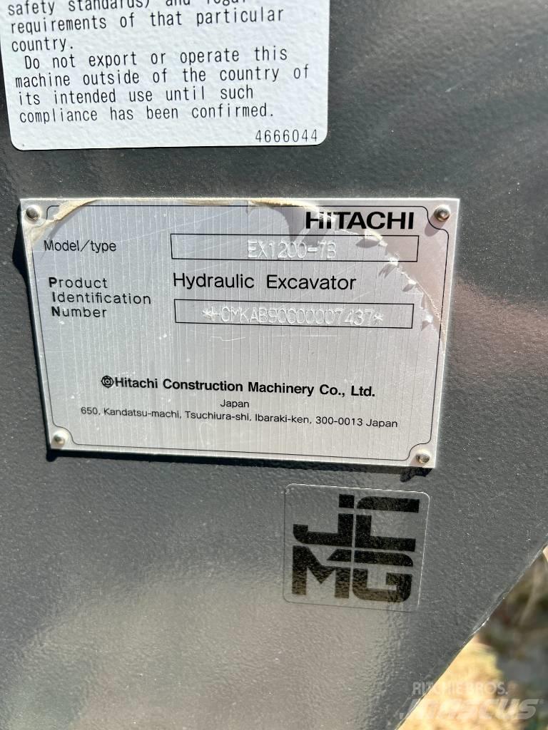 Hitachi EX 1200-7B Escavadeiras de esteiras
