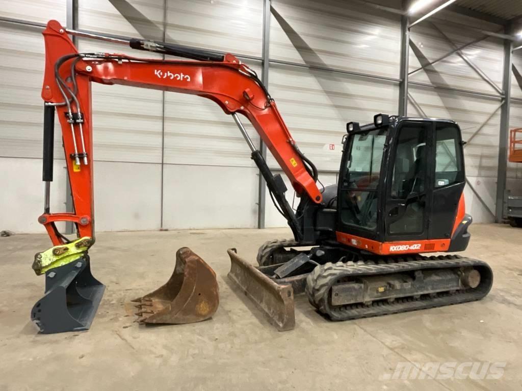 Kubota KX 080-4 A 2 Escavadoras Midi 7t - 12t