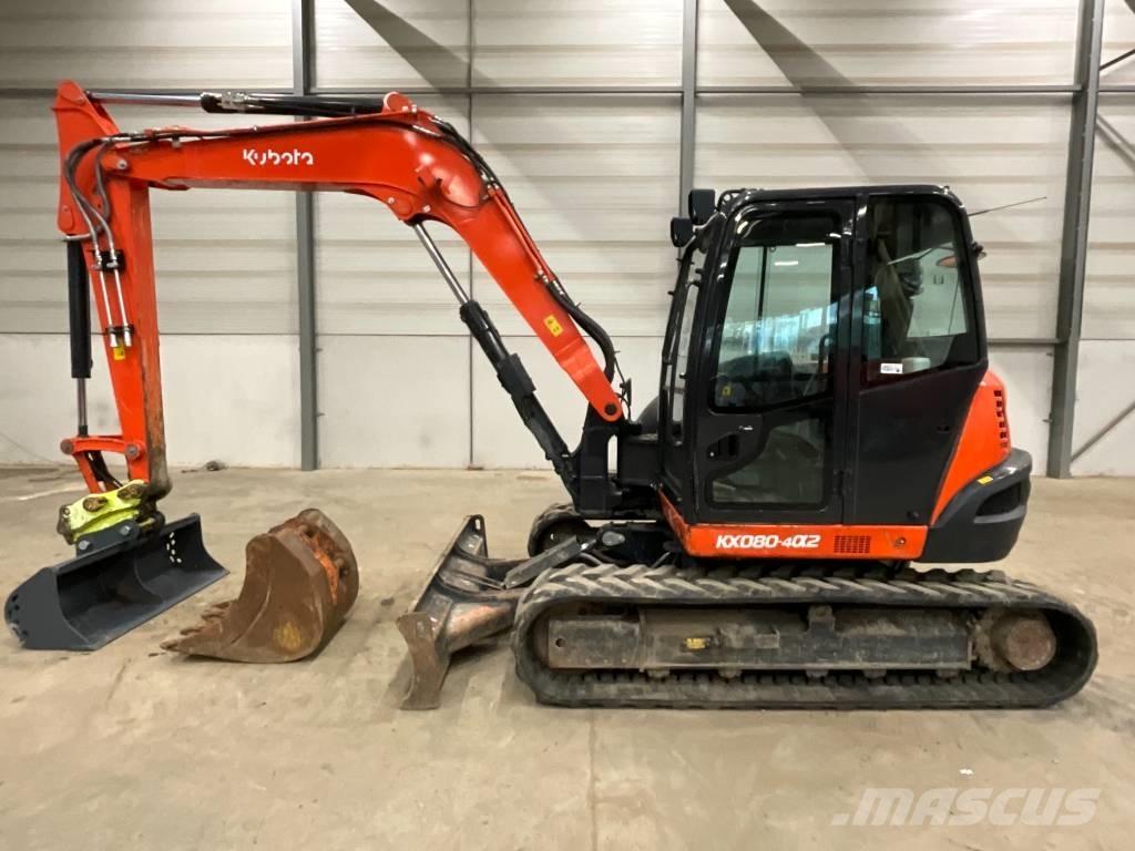 Kubota KX 080-4 A 2 Escavadoras Midi 7t - 12t