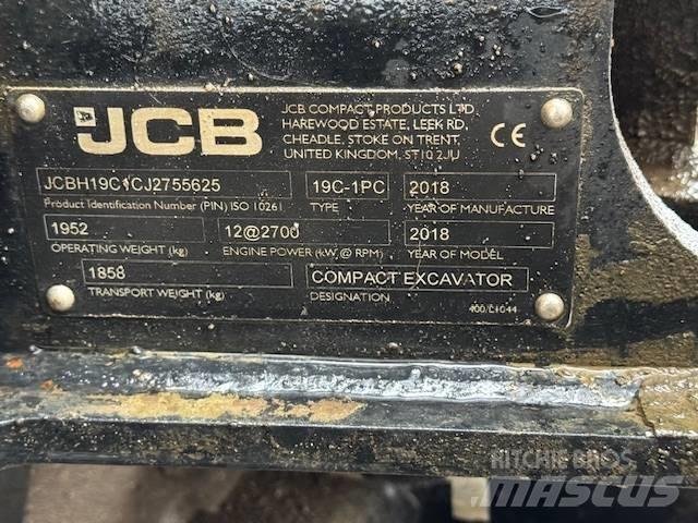 JCB 19 C-1 Miniescavadeiras