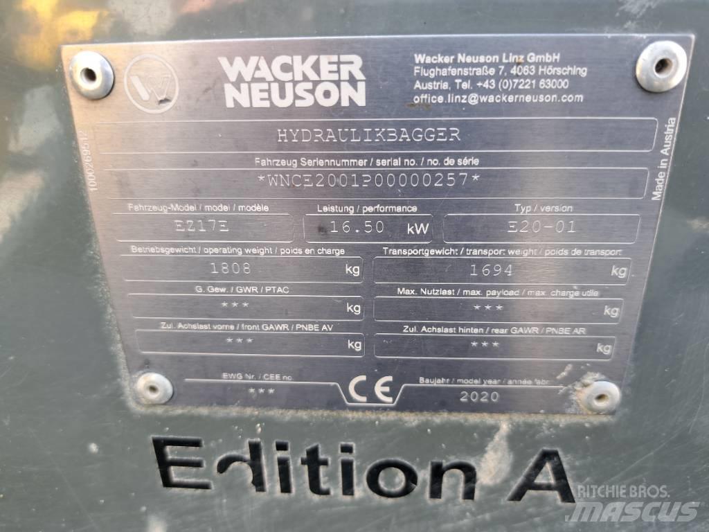 Wacker Neuson EZ17e Escavadeiras de esteiras
