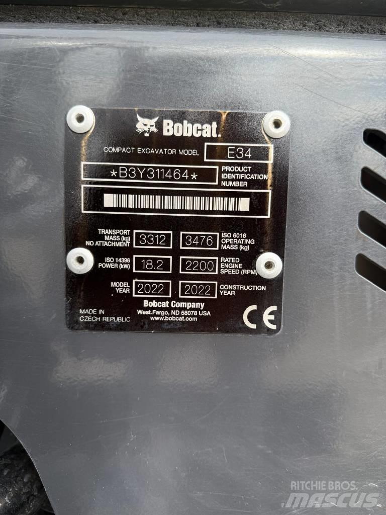 Bobcat E 34 Miniescavadeiras