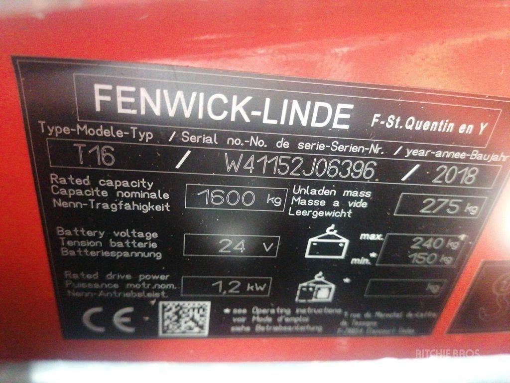 Linde T16 Porta palettes