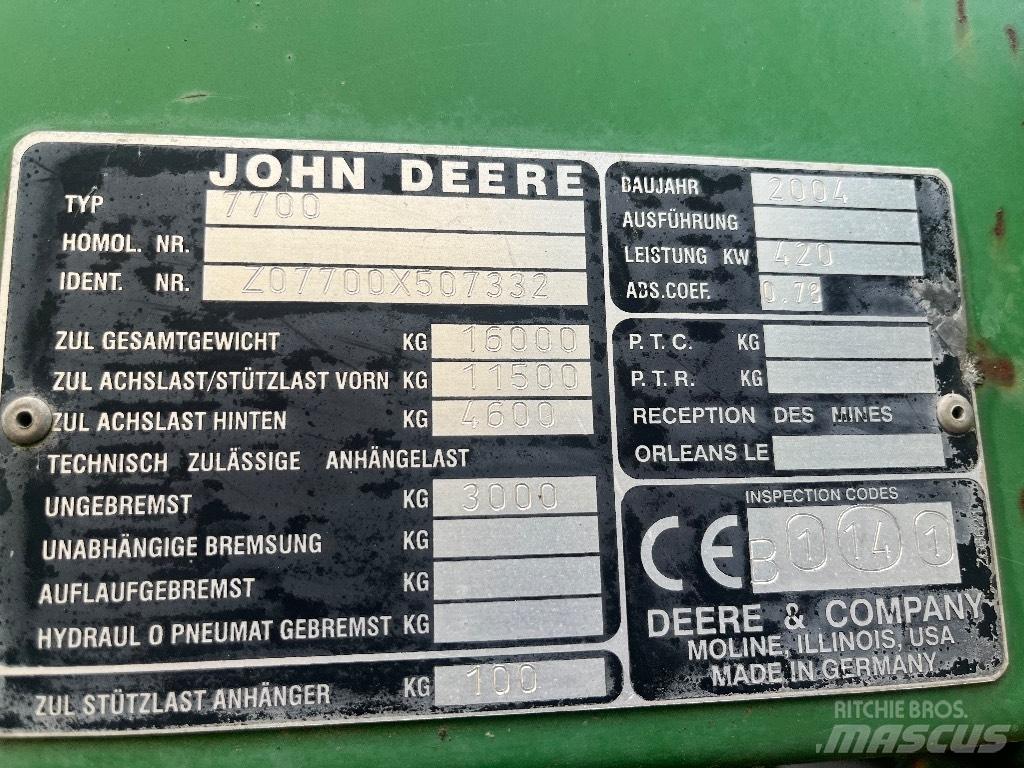 John Deere 7700 Forrageiras auto-propulsionadas