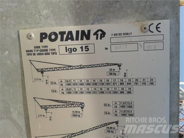 Potain Igo 15 Gruas de construção
