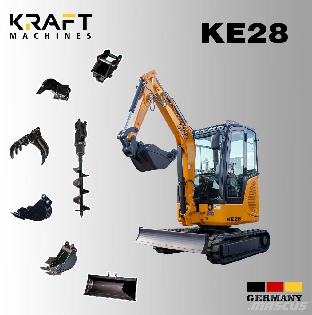 Kraft KE28 Miniescavadeiras