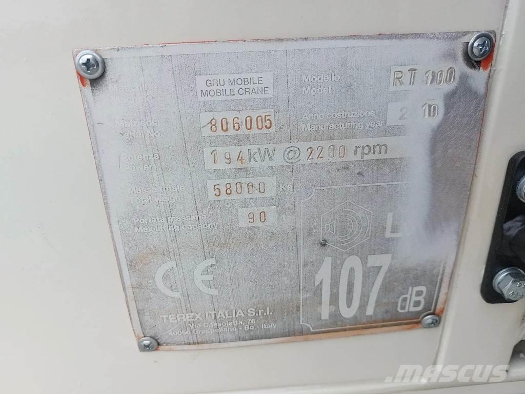 Terex RT100 Gruas Fora-de-estrada