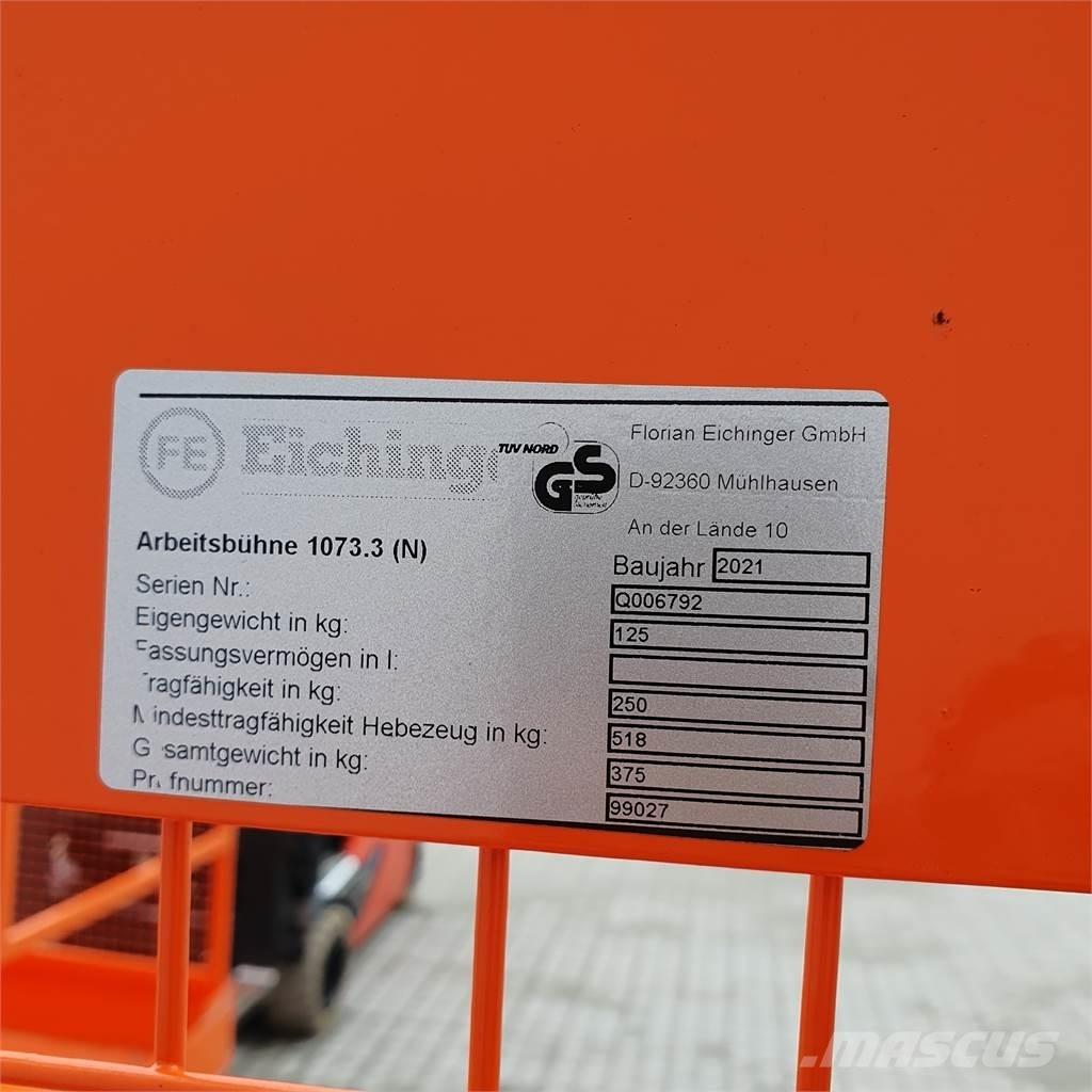 Eichinger 107.3 Plataformas aéreas montadas em atrelados