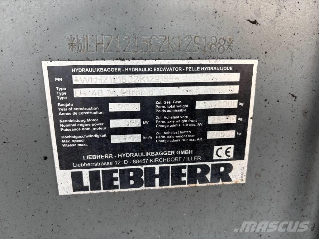 Liebherr LH 40 Port Manipuladores de lixo / indústia