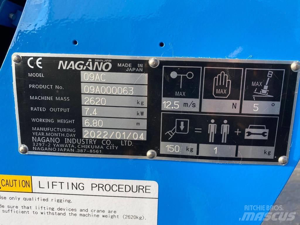 Nagano 09 AC Elevadores braços articulados