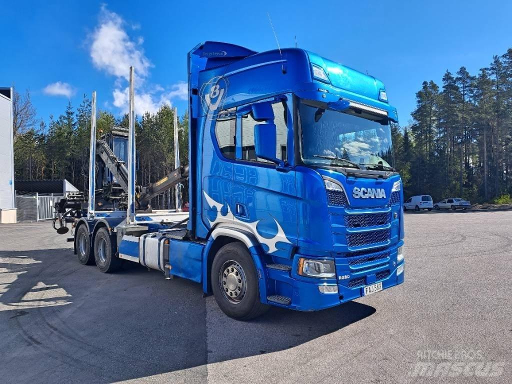 Scania R580B6X4NB Caminhões de transporte de troncos